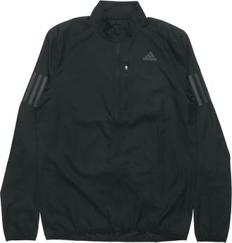 adidas Own The Run Jkt Reflective Printing Running Jacket Black DQ2537
