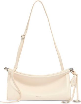 Alaia Small Le Click East/West Leather Shoulder Bag in Rose Quartz 471 at Nordstrom