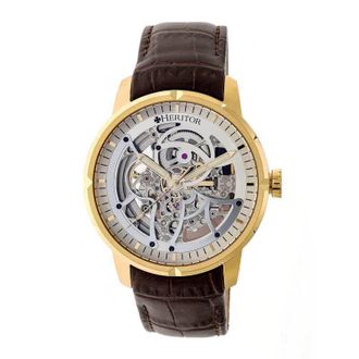 Heritor Ryder Automatic Black Skeleton Dial Mens Watch HR4605