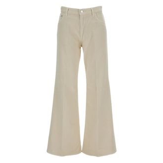 Haikure Clara Velvet Pier Jeans - Dames - Jeans - Beige - Maat: W25 Velours