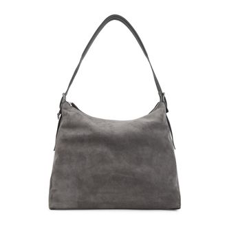 Christophe Lemaire Shoulder Bags, female, Gray, Size: ONE SIZE Belted Hobo Bag
