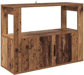 vidaXL Vidaxl - Vitrina Madera Vieja 80 X 30 X 60 Cm Madera Contrachapada