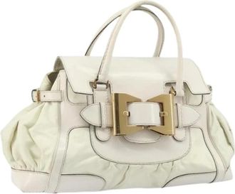 Gucci Pre-owned Handbags, female, White, Size: ONE SIZE Pre-owned Vintage Hand Bag