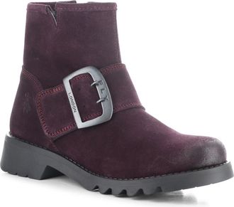 FLY London Rily Bootie in Purple Oil Suede at Nordstrom, Size 8-8.5Us