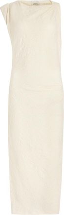 Isabel Marant Beige Round Neck Midi Dress