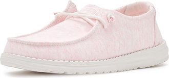 Hey Dude Wendy Stretch Jersey Womens Walking Shoes Light Pink : 11 M, Polyester