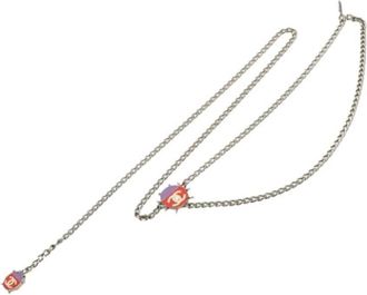 Chanel Pre-owned Belts, female, Gray, Size: ONE SIZE Pre-owned Metal Belt