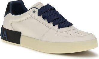 Dolce & Gabbana Mens Multicolor Calf Leather Bos Taurus Low Top Sneakers
