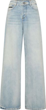 Philipp Plein Denim Trousers Skater Fit Logo