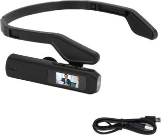 No Brand Conectividad Para Smartphone Para Ciclismo, C&aacute;mara En La Diadema, Lente Gran Angular, Gancho Para La Oreja, Multifuncional Para Uso Diario