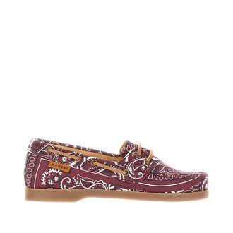 Maneb&igrave; Boat shoes with Bandana motif Woman 36