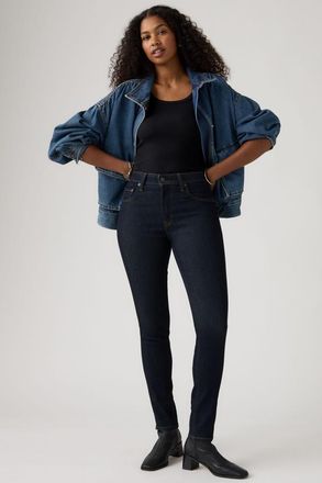 Levi's Jeans 721 skinny a vita alta - Donna - 23X28 - Lavaggio scuro / True Blue Rinse