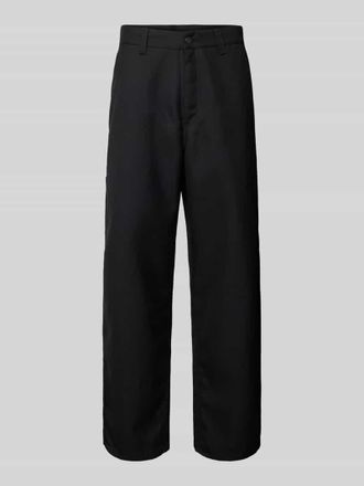 Carhartt Work in Progress Straight Fit Stoffhose mit Woll-Anteil Modell Ray in Black, Gr&ouml;&szlig;e XXL