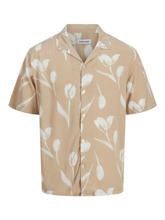 Jack & Jones Kurzarmhemd »JJEJEFF CHARGE RESORT SHIRT SS SN« mit All-Over Print