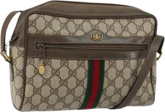 Gucci Pre-owned Cross Body Bags, female, Beige, Size: ONE SIZE Pre-owned Plastic Cross Body Bag