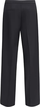 Cruna Pantaloni a gamba ampia con pieghe - Nero
