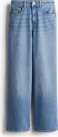 H&M Wide High Jeans - Blue