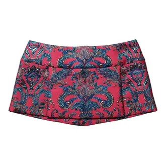 Dolce & Gabbana Floral Jacquard Mini Skirt - female - Dolce & Gabbana - Short Skirts - Multicolor - S - Skirts