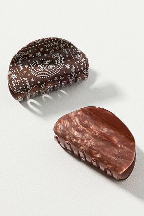 Frasier Sterling Fall Icon Hair Claw Clips, Set of 2
