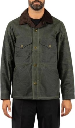Manifattura Ceccarelli Work Jacket 7087-Wx - - Jackets - Uomo - Verde - S