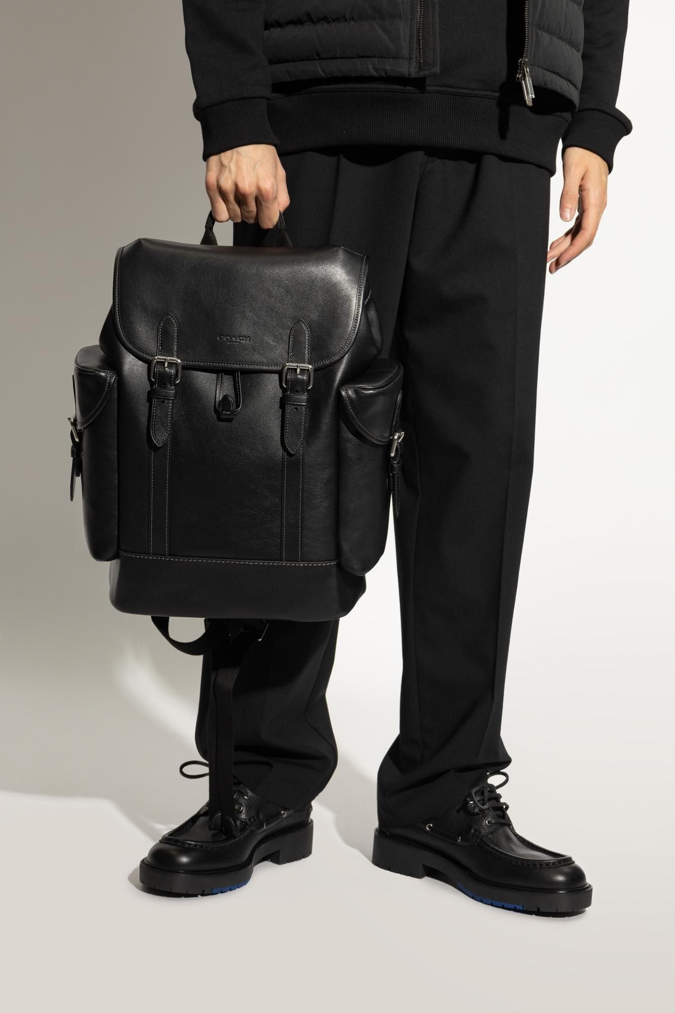 coach backpack men leather Coach Leather Backpack Hitch, Mens, Black from $819.00
