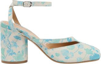 Maison Margiela Light Blue Floral Pumps