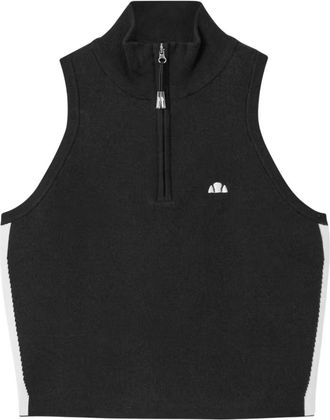 Ellesse Dames/Dames Surista Quarter Zip Top (Zwart)