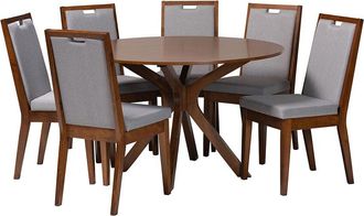 Baxton Studio Eira Modern 7pc Dining Set