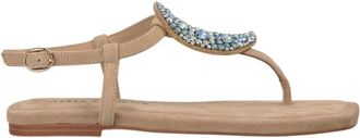 Alma En Pena Alma EN Pena, Schoenen, Dames, Beige, 40 EU, Sandaal met strass-detail