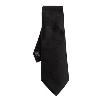 Giorgio Armani Heren, Accessoires, Zwart, Maat: ONE Size Zijde