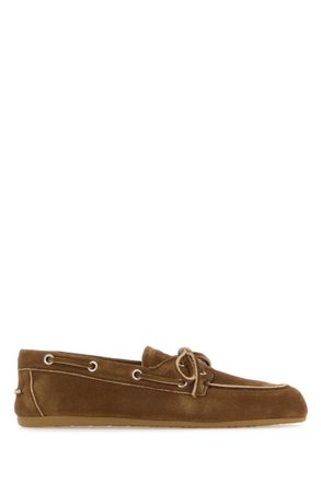 Miu Miu Brown Suede Loafers