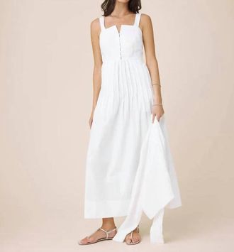 Splendid Maggie Midi Dress In White