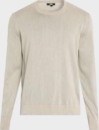 Paige Men & apos;s Wildomar Mercerized Cotton Crewneck Sweater