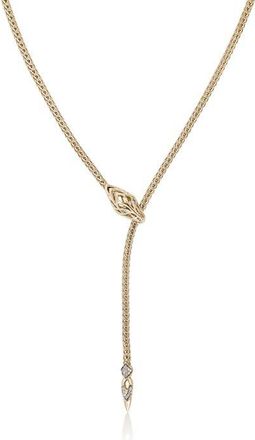 John Hardy Naga Lariat, Gemstones, 2.5mm in Gold at Nordstrom, Size 23