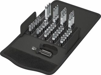 Wera Bit-Safe 43 Universal 1 05057450001 Kit inserti 43 parti Croce Pozidriv, Croce Phillips, torx interno Torsionszone - Wera