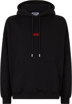 GCDS Clown Print Hoodie - Heren - Hoodies - Zwart - 2XL - Katoen - Hoodies & sweatvesten