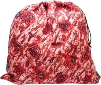 Loewe Blue Red Color Canvas Pouch (Pre-Owned)