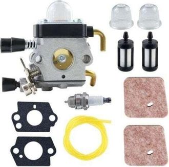 OEM Kit De Carburador Stihl Fs80 Para Hl75, Ht70, Ht75, Sp85, Fs85r, Fs85t, Fs85rx, Con Filtro, Buj&iacute;a, Junta Y Kit De Mangueras