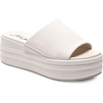 Free People Harbor Platform Sandal in Vanilla at Nordstrom, Size 6.5Us