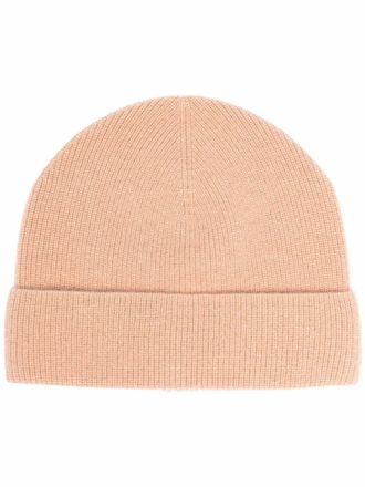 Sandro cashmere-knit beanie - men - Cashmere - One Size - Neutrals