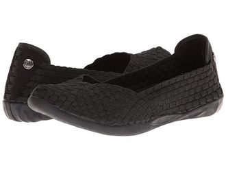 bernie mev. Catwalk Womens Slip on Shoes Black : EU 37 (US Womens 7) M, Textile