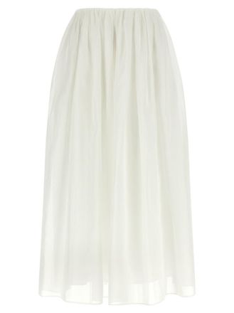 Brunello Cucinelli White Multi-layer skirt
