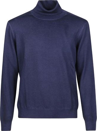 Fay turtleneck wool sweater - men - Wool - 50 - Blue
