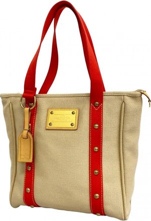 Louis Vuitton Beige Tote Bag (Pre-Owned)