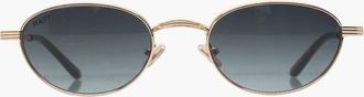 Reality Eyewear Promised Land Sunglasses in Gold Green at Nordstrom