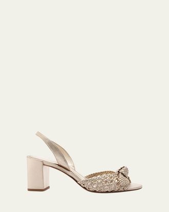 Alexandre Birman Easy Clarita Block 75 Tresse Sandals