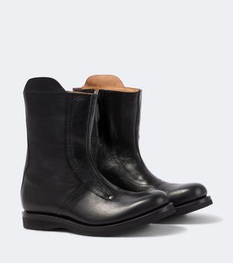 Our Legacy Moto leather boots