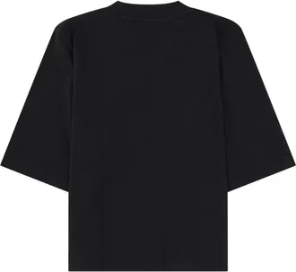 Palm Angels Bear Motif Cotton T-Shirt - Black