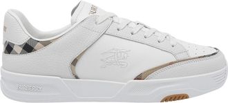 Burberry White Harrow Sneakers