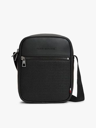Tommy Hilfiger Woven Panel Crossbody Reporter Bag